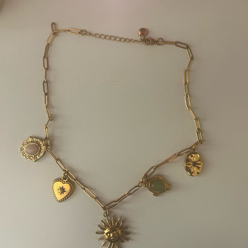 Gold Charm Necklace